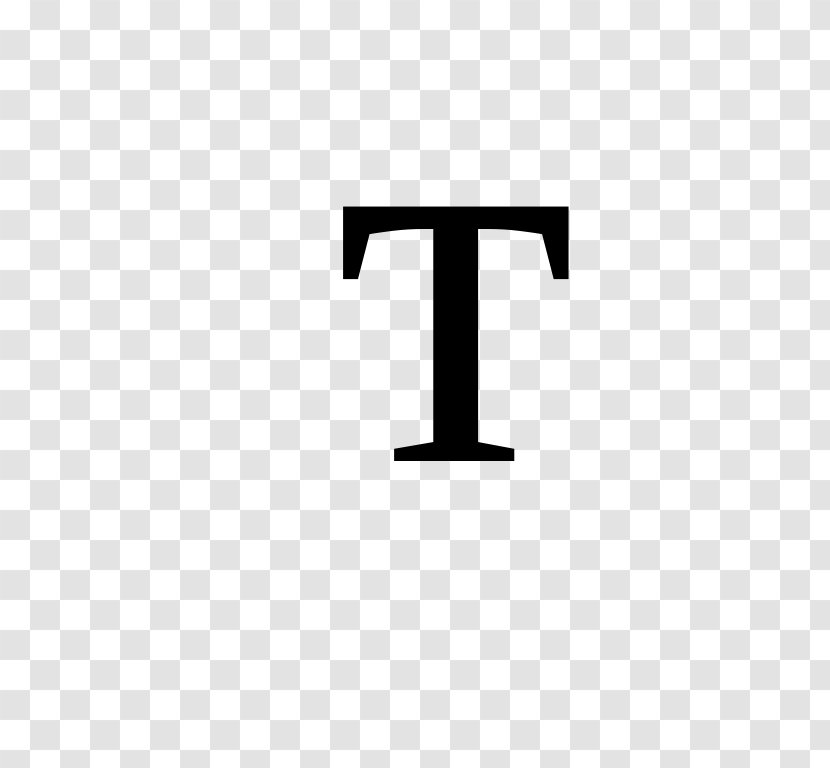 Letter Case T Alphabet - Rectangle - Times New Roman Transparent PNG