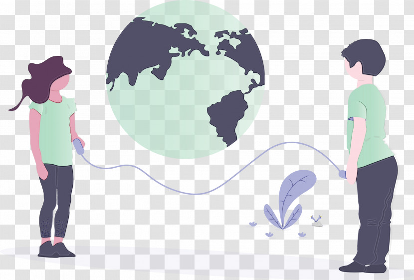 World Globe Gesture Earth Animation Transparent PNG