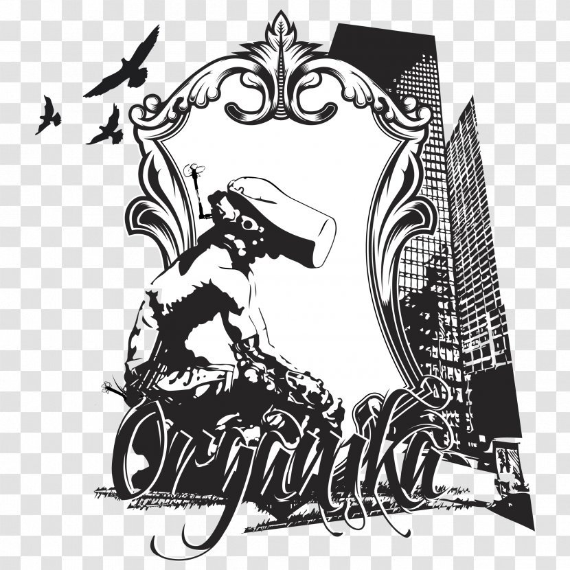 Logo Crows Zero Black & White - M Visual Arts PosterBienvenido Illustration Transparent PNG