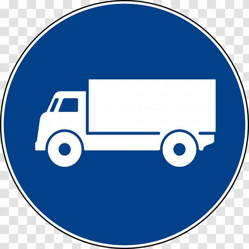 Gebotszeichen Truck Waller Transport Services Ltd Traffic Sign - Symbol - Driver Transparent PNG