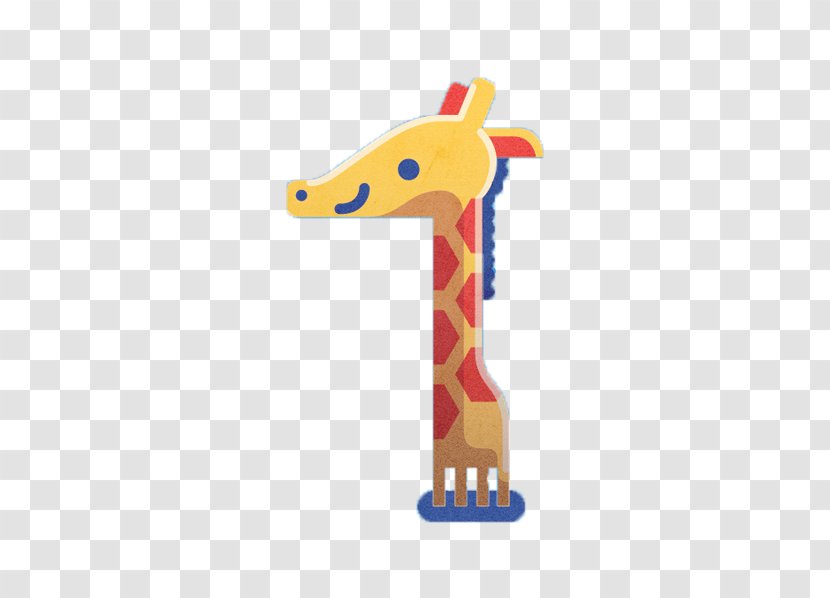 Northern Giraffe Cartoon Illustration - Giraffidae - Gorgeous Transparent PNG