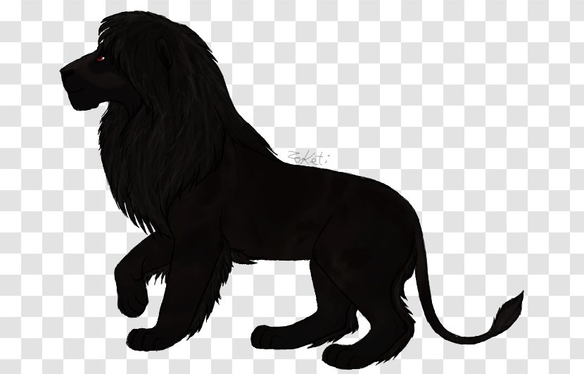 Dog Breed Lion Cat Black Transparent PNG