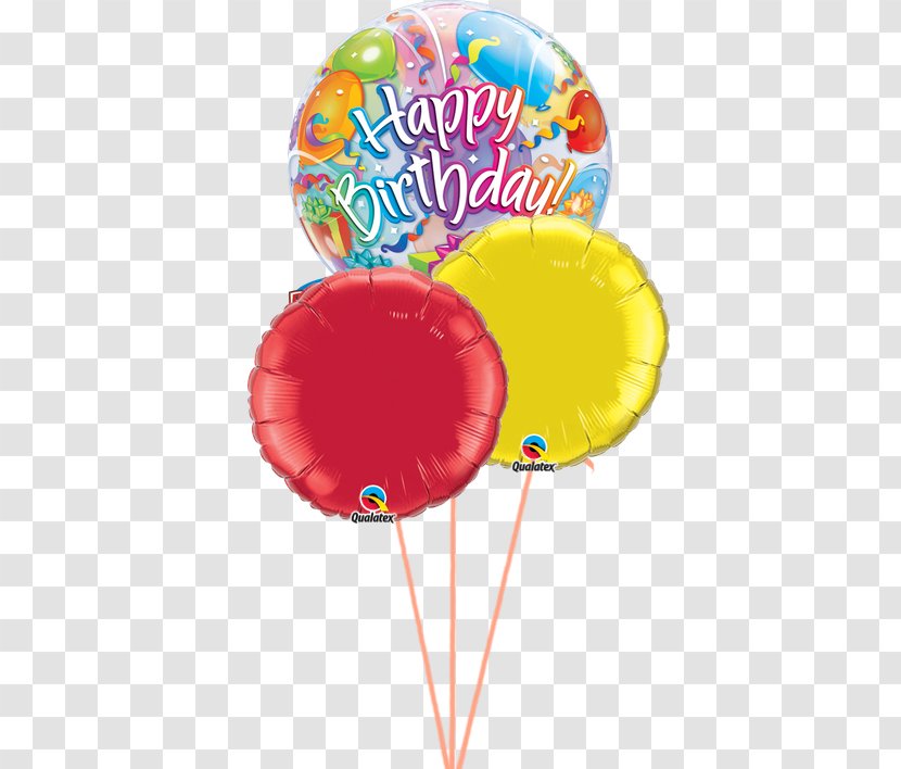 Balloon Double Bubbel Ball Transparent About 55cm Qualatex Birthday Foil 1 Brilliant Stars Bubble - Happy Surprise Transparent PNG