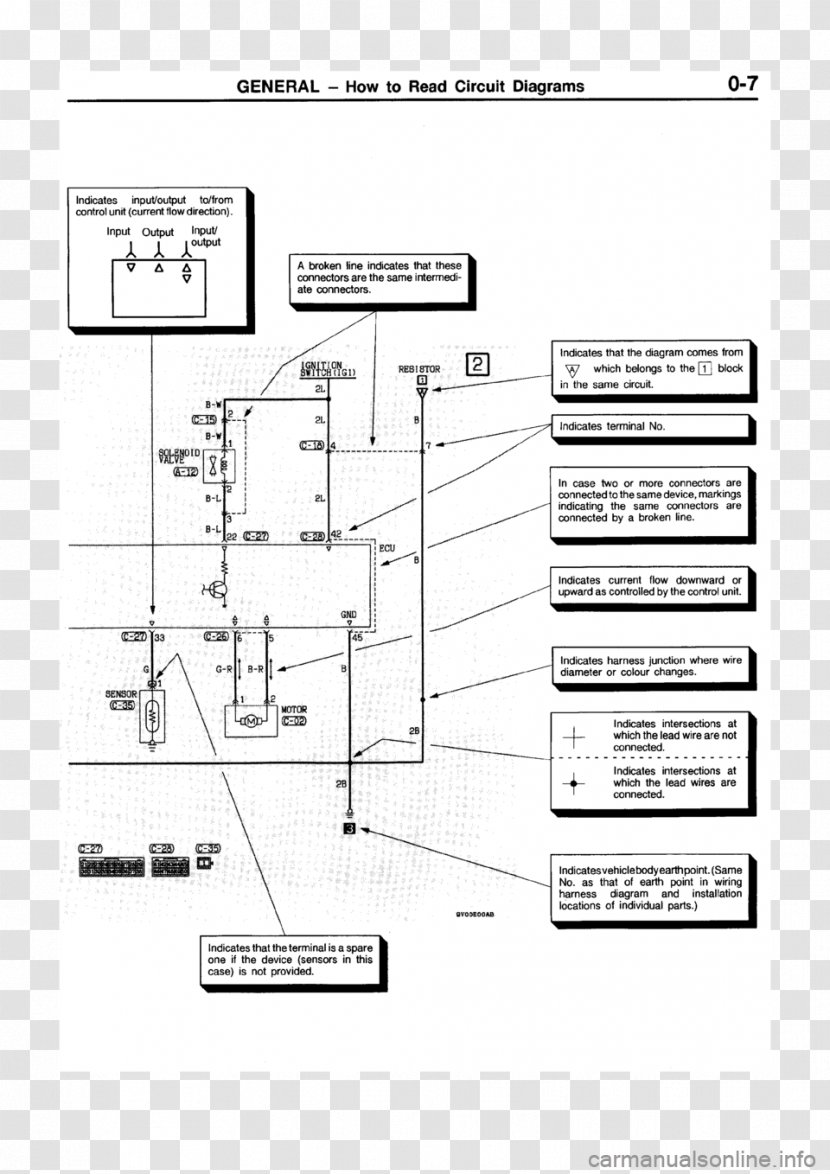 Wiring Diagram Electrical Wires & Cable Block Fuse - Technical Drawing - Mitsubishi Galant Gto Transparent PNG