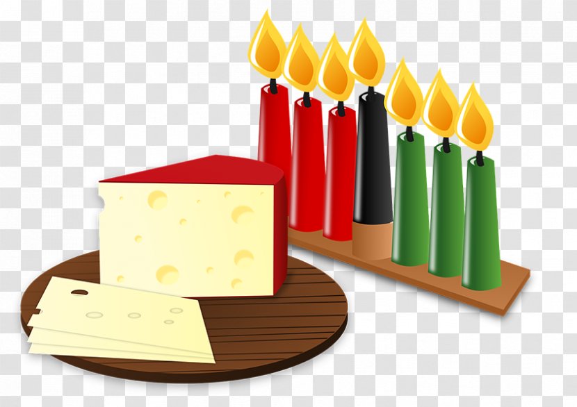 Kwanzaa Kinara Clip Art - Cake With Candles Transparent PNG