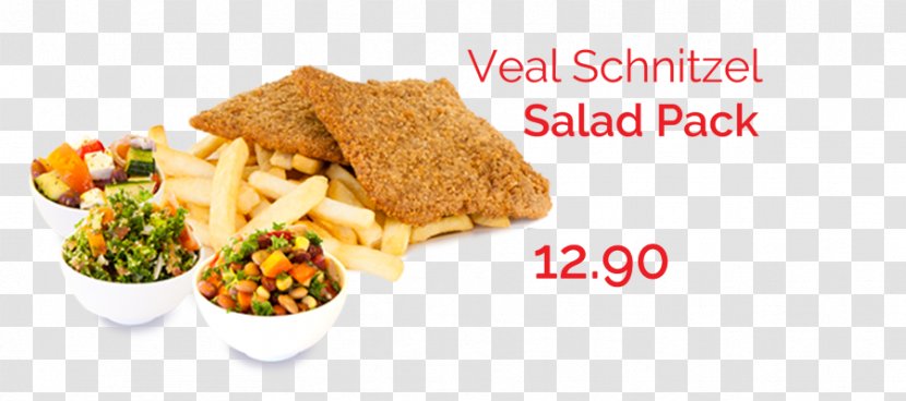 Schnitzel Fast Food French Fries Vegetarian Cuisine Junk - Chicken Transparent PNG