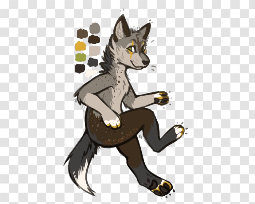 Cat Coyote Furry Fandom Gray Wolf Illustration - Mammal Transparent PNG