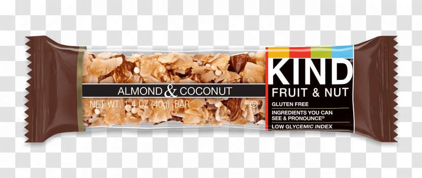 Chocolate Bar Kind Nut Almond - Granola Transparent PNG