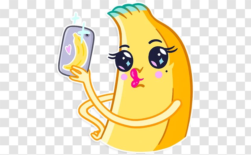Banana Sticker Telegram Fruit Clip Art - Diet Transparent PNG