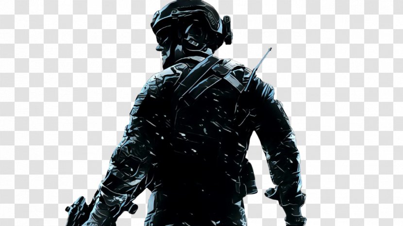Soldier Silhouette - Helmet - Uniform Figurine Transparent PNG