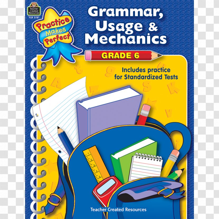 Grammar, Usage & Mechanics Grade 6 3 Sixth Teacher Transparent PNG