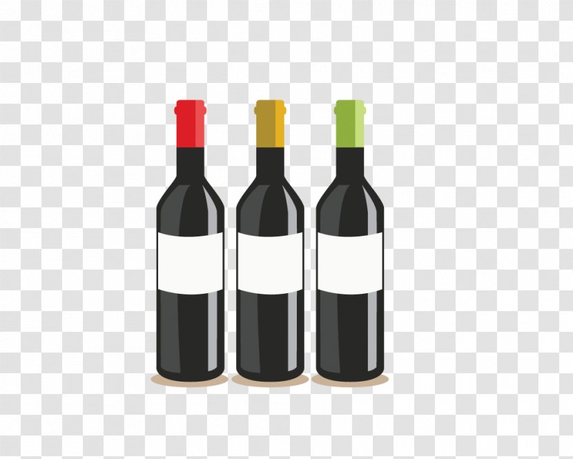 Red Wine Bottle Oak Transparent PNG