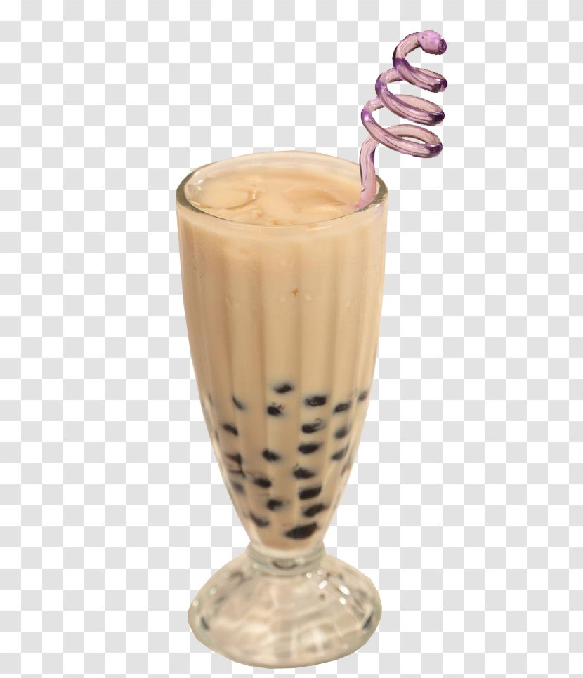 Ice Cream Hong Kong-style Milk Tea Bubble Teh Tarik - Smoothie - Pearl Transparent PNG