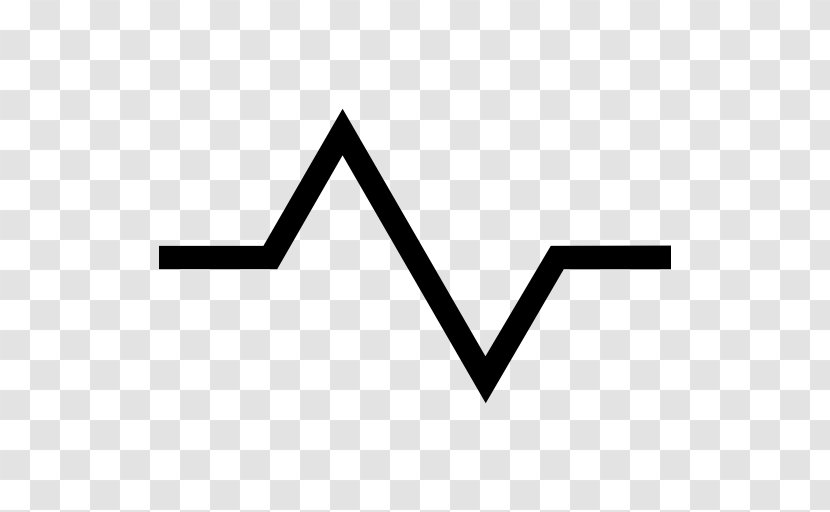 Triangle Logo Brand - Black - Clinic Electrocardiogram Transparent PNG
