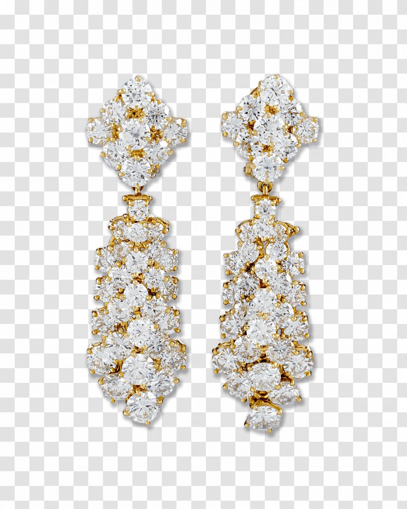 Earring Jewellery Van Cleef & Arpels Diamond Gold Transparent PNG