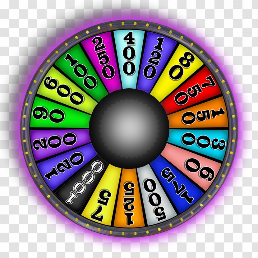 Circle Wedge Font - Wheel Of Fortune Transparent PNG