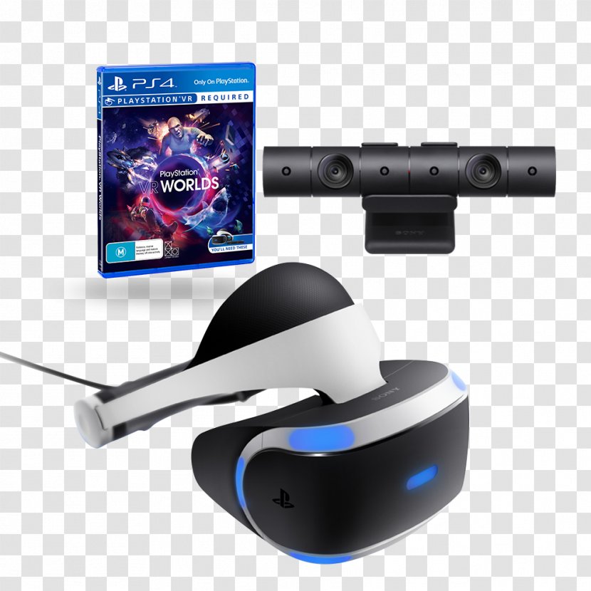 PlayStation VR Virtual Reality Headset Camera Batman: Arkham - Headphones Transparent PNG