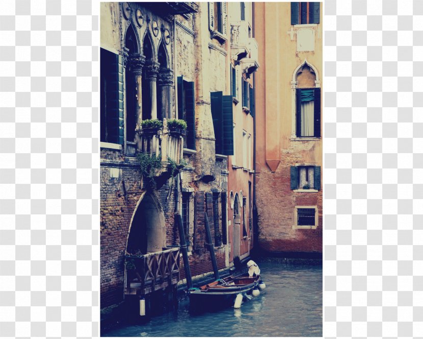 Venice Canal Historic District Water Poster Printing Boat - Porch Transparent PNG