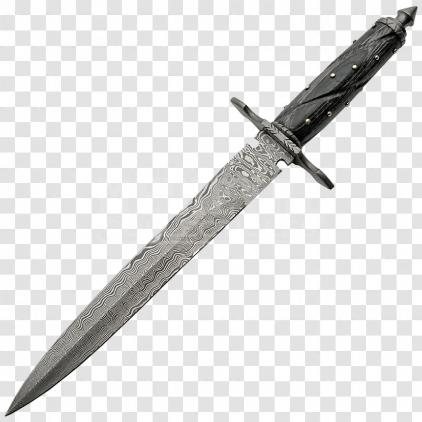Bowie Knife Hunting & Survival Knives Throwing Dagger Transparent PNG