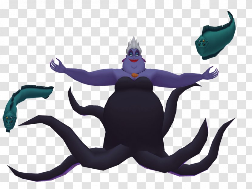 Ursula Ariel Character Drawing - Walt Disney Company - Mermaid Transparent PNG