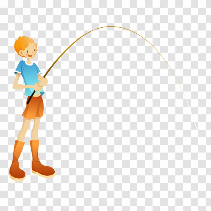 Clip Art - Fishing - Boy Transparent PNG