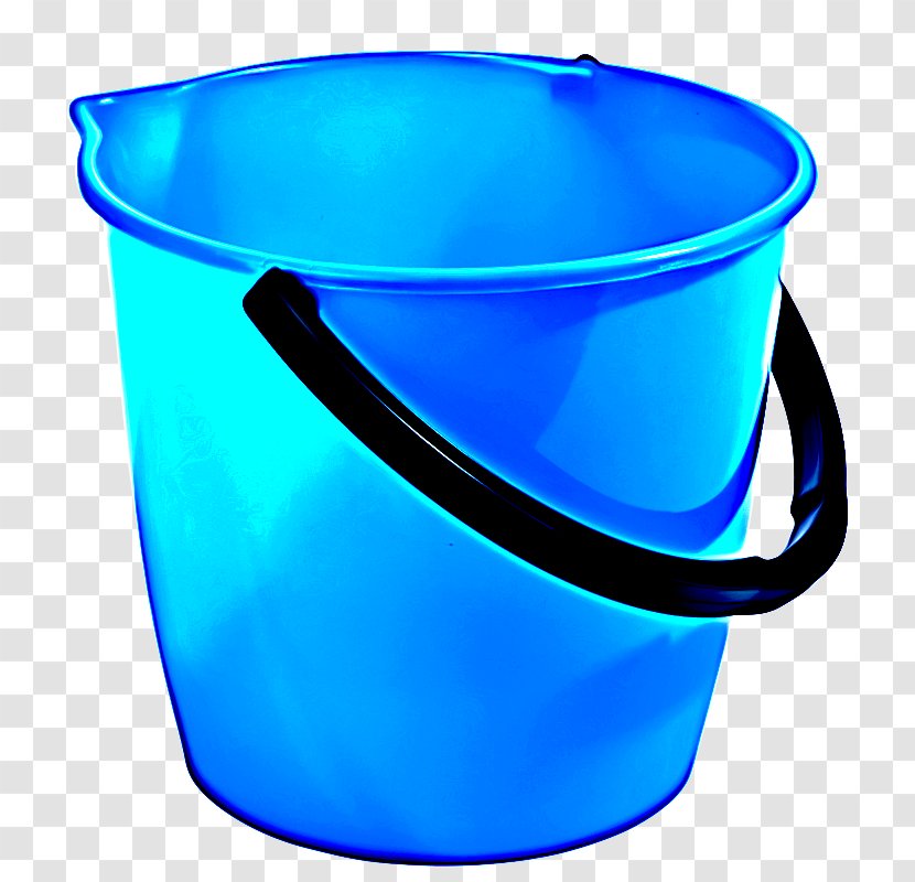 Bucket Plastic Liter Consumer Cobalt Blue - Turquoise - Aqua Transparent PNG