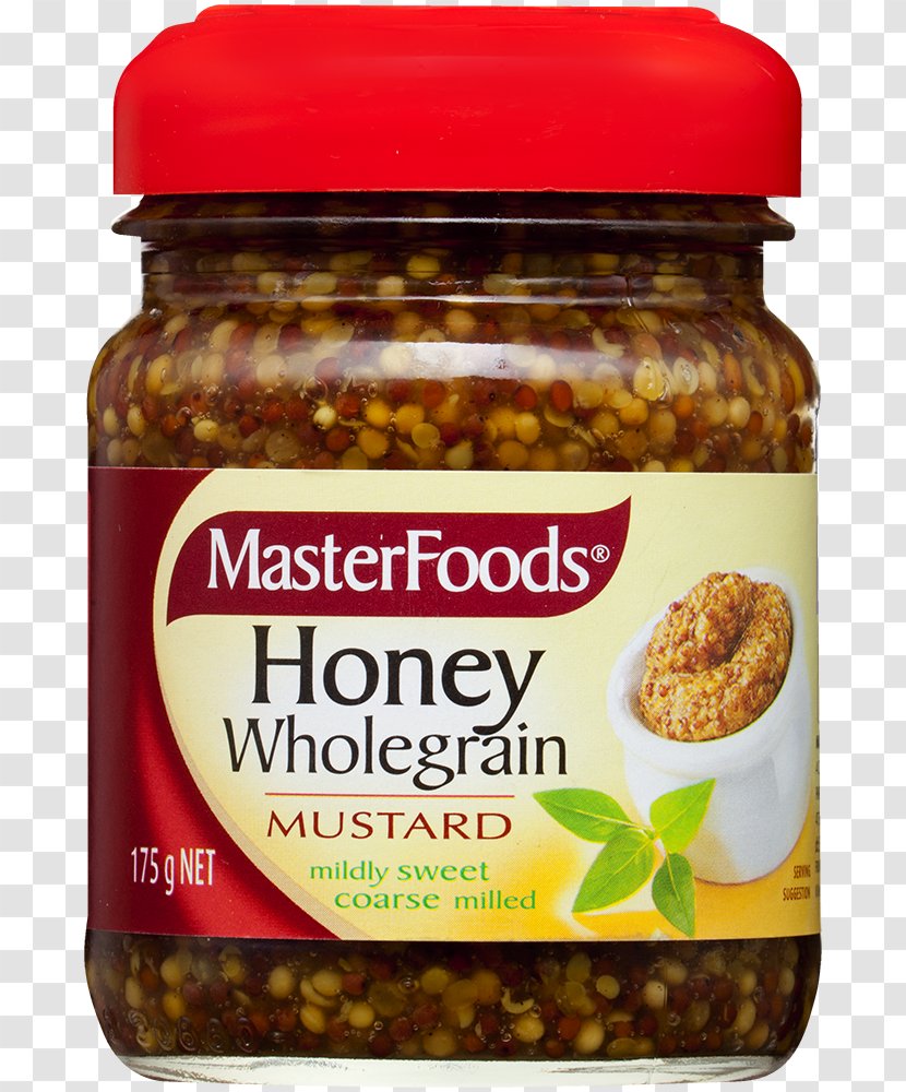 Condiment Wholegrain Mustard Vegetarian Cuisine Cream - Honey Transparent PNG