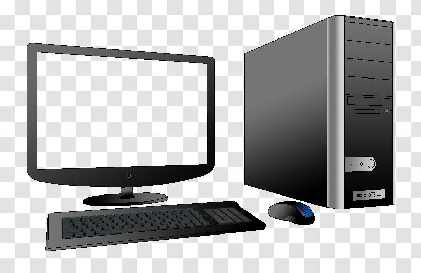 Desktop Computer Personal Monitor Clip Art - Free Content - Busy Cliparts Transparent PNG
