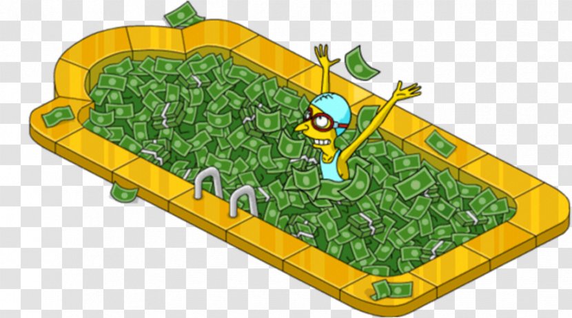 Money Burning Recreation The Simpsons: Tapped Out Swimming Pool - Holiday - Life Is Peachy Transparent PNG