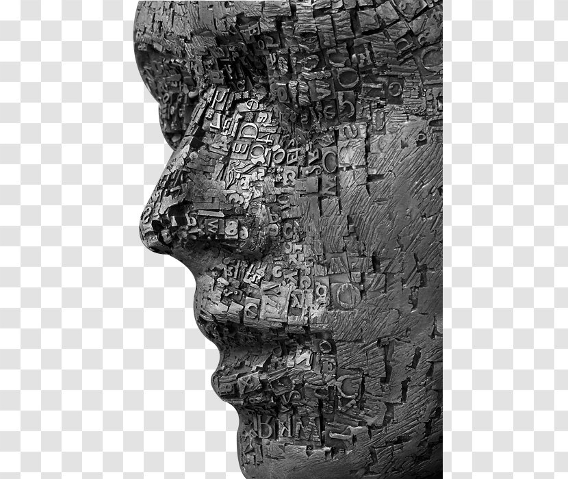 Face Sculpture Creativity Portrait - Artifact - Creative Letters Transparent PNG
