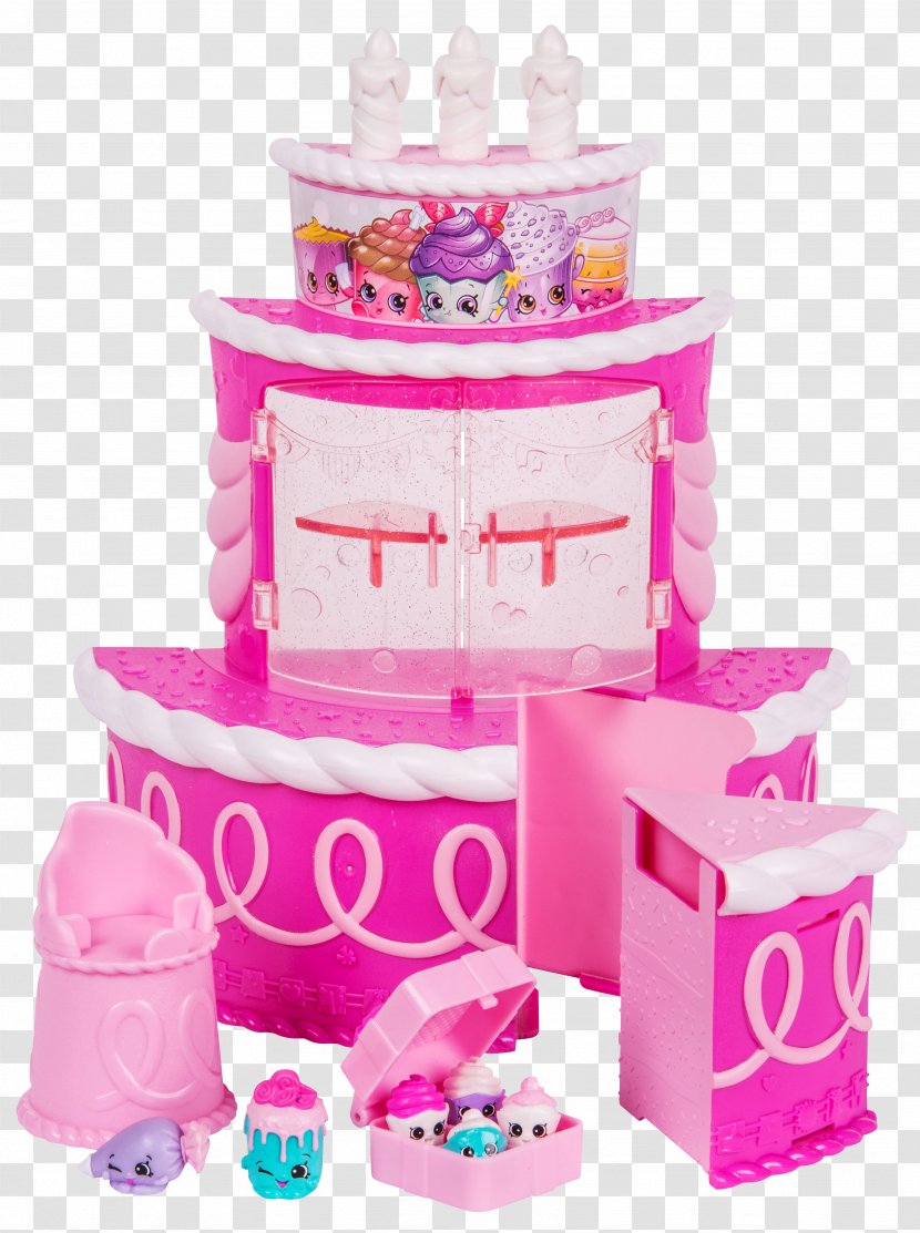 Cupcake Shopkins Birthday Cake - Sugar Transparent PNG