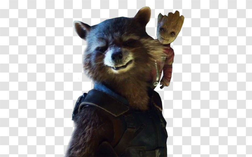 Rocket Raccoon Baby Groot Drax The Destroyer Rendering - Comics Transparent PNG