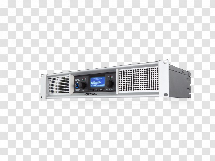 QSC GXD 8 Audio Products Power Amplifier - Qsc Gxd - Amplificador Transparent PNG