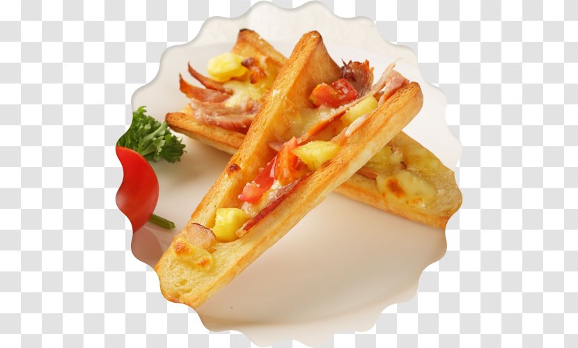 Hamburger Toast Romil Food American Cuisine - Side Dish - Pineapple Tomato Curry Transparent PNG