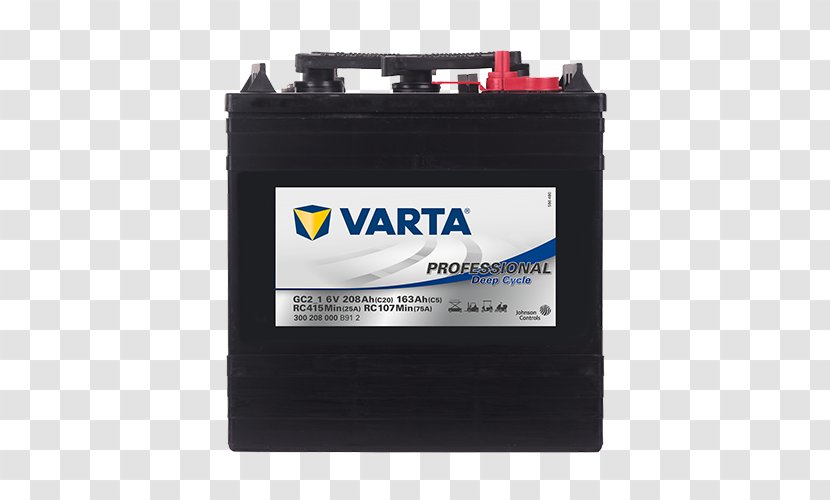 Deep-cycle Battery Electric VARTA Automotive Rechargeable - Industry - Smallest Deep Cycle Transparent PNG