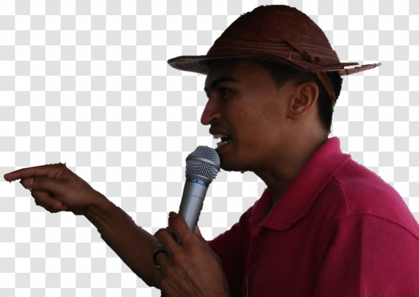 Microphone Dude Hat - Headgear Transparent PNG