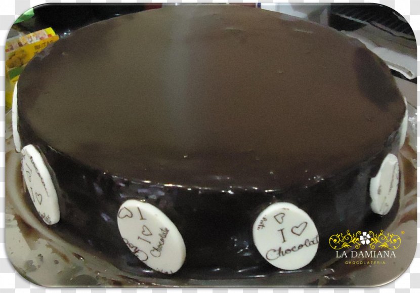 Chocolate Cake Ganache Sachertorte - Pastry Transparent PNG