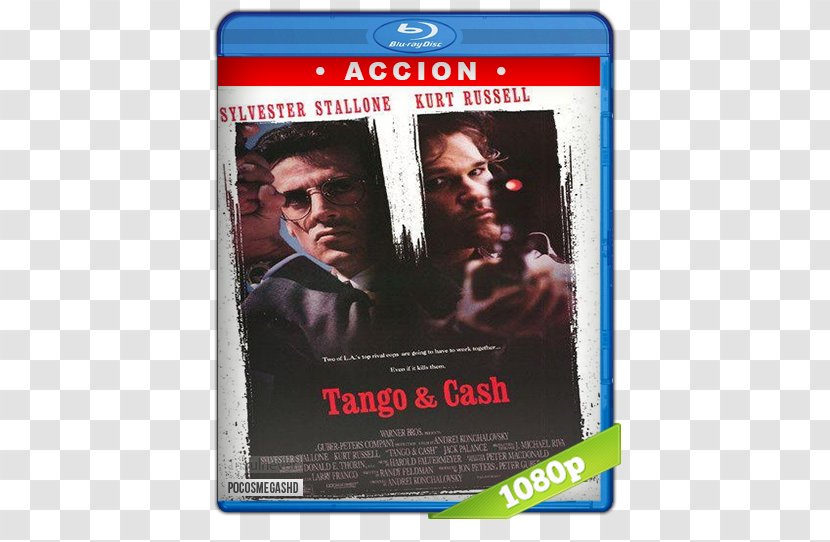 Kurt Russell Tango & Cash Film Poster - Latino Transparent PNG