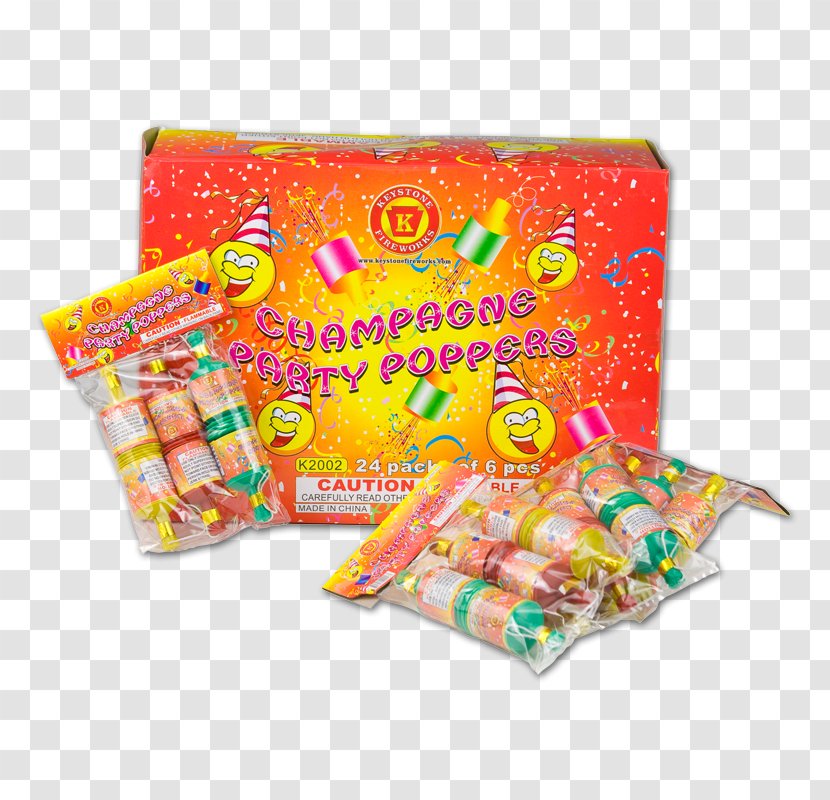 Party Popper Sparkler Fireworks Christmas Cracker - Gummi Candy Transparent PNG