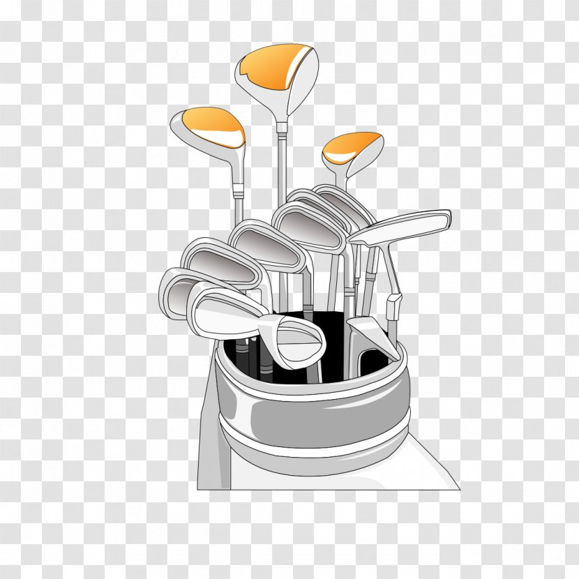 Golf Club Iron Wood - Hand-painted Transparent PNG