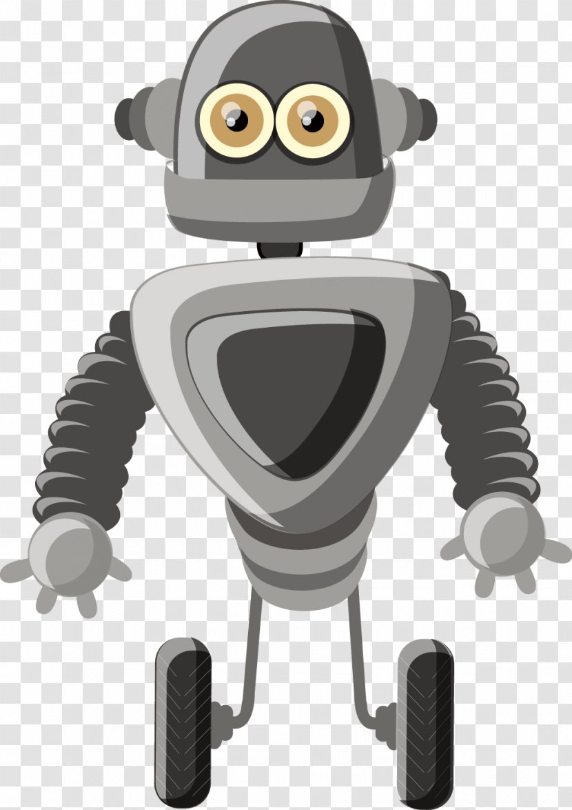 Slack Stand-up Meeting Robot Application Software - Shutterstock - Gray Robots Transparent PNG