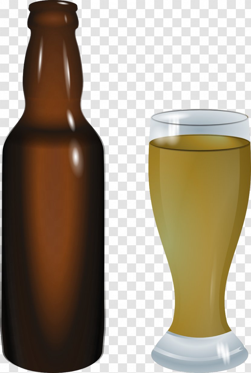 Beer Glasses Wine Bottle Clip Art Transparent PNG
