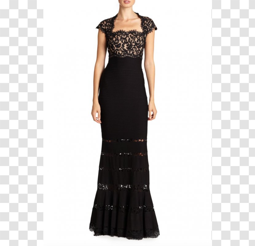Little Black Dress Gown Formal Wear Chiffon - Waist - Evening Transparent PNG