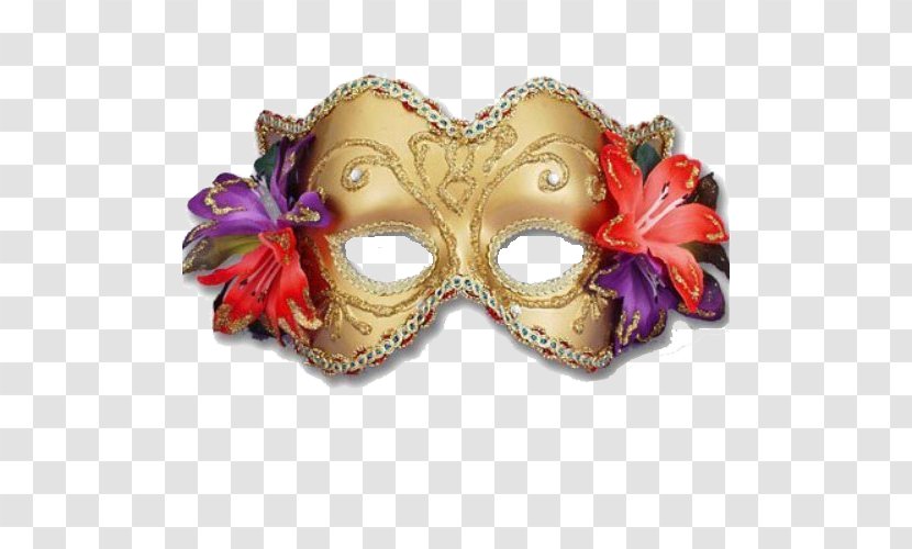 Venice Masquerade Ball Mask Mardi Gras Costume - Masque Transparent PNG