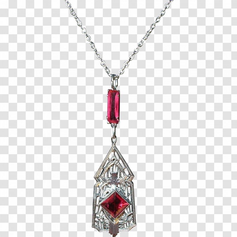 Jewellery Charms & Pendants Locket Necklace Clothing Accessories - Fashion Accessory - Ruby Transparent PNG