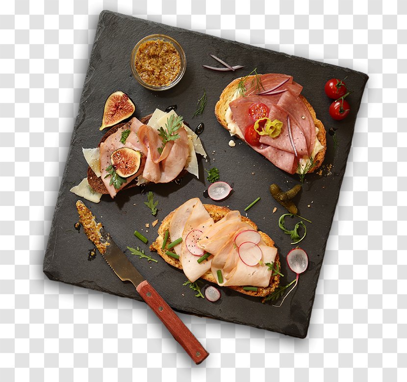Lunch Meat Dish Summer Sausage Cuisine - Smoked Sliced Pork Transparent PNG