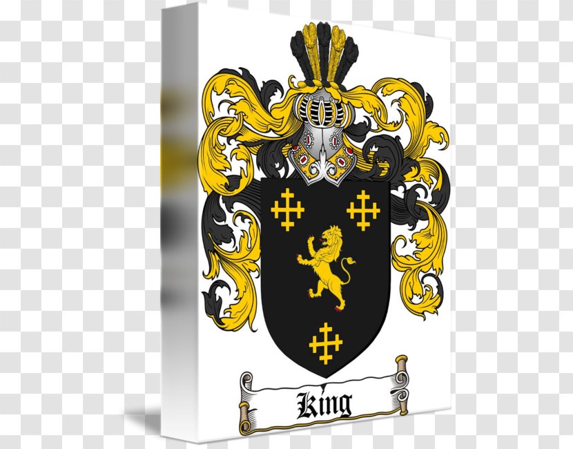 Coat Of Arms Ireland Crest Genealogy Escutcheon - Meaning - King Family Transparent PNG