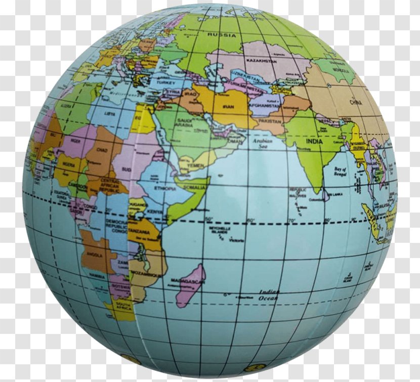 Globe World Map Atlas - Sphere Transparent PNG