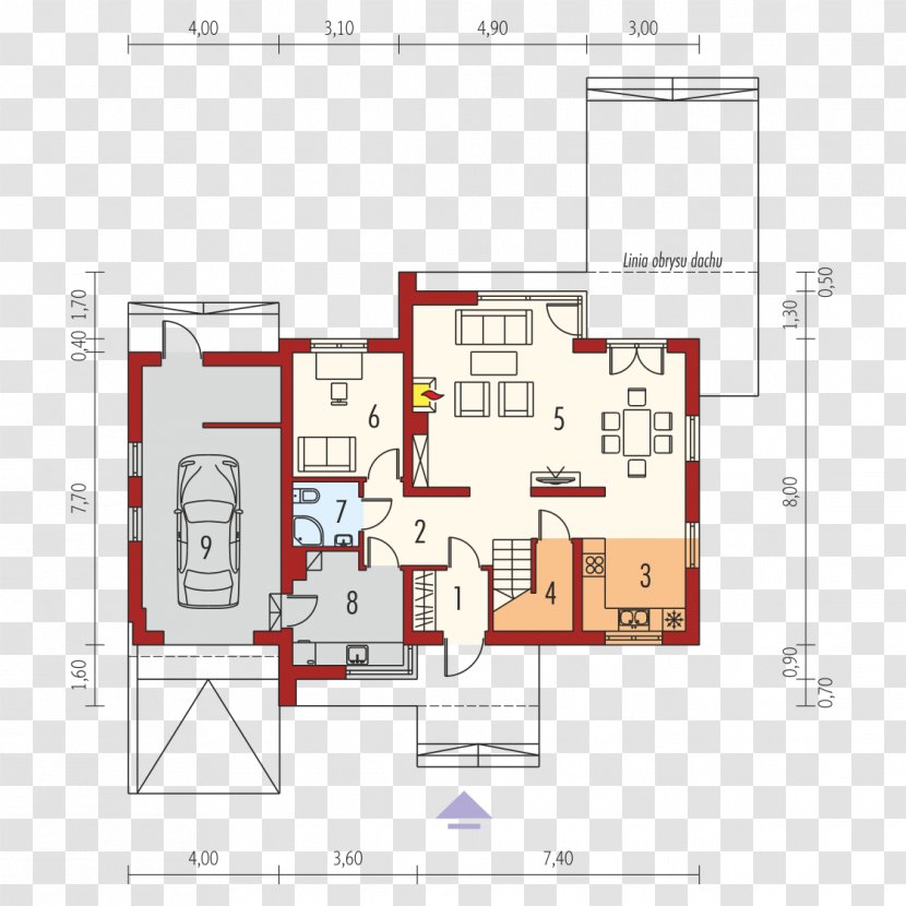 Floor Plan Archipelag House Altxaera Projekt - Statinio Projektas Transparent PNG
