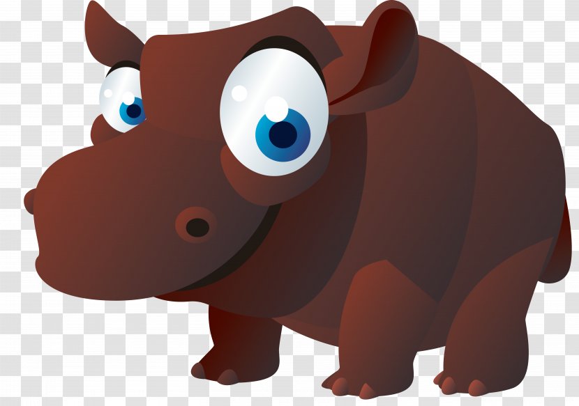 Hippopotamus Shutterstock Cartoon - Antelope - Hippo Transparent PNG